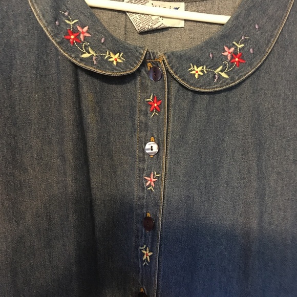 Vintage Pellini blue jean dress. - Picture 4 of 6